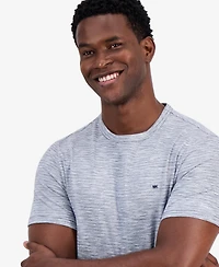 Michael Kors Men's Cotton-Blend Crewneck Slub T-Shirt
