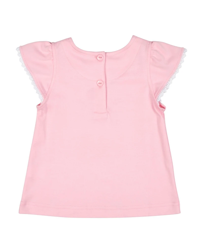 Florence Eiseman Toddler Girls Knit Top with Flowers