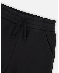 Deux par Toddler Boys French Terry Sweatpants with Cross Seams