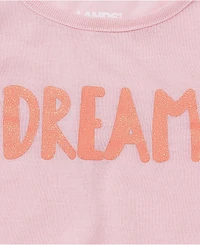 Lands' End Big Girls Short Sleeve Tee and Shorts Pajama Set