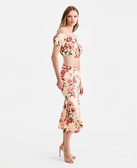 Guess Women's Ryan Floral Midi Skirt