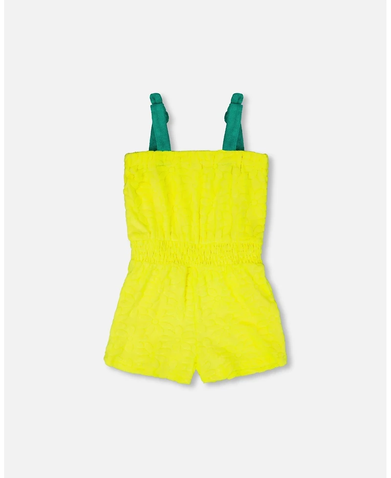 Deux par Deux Toddler Girls Terry Cloth Sleeveless Jumpsuit