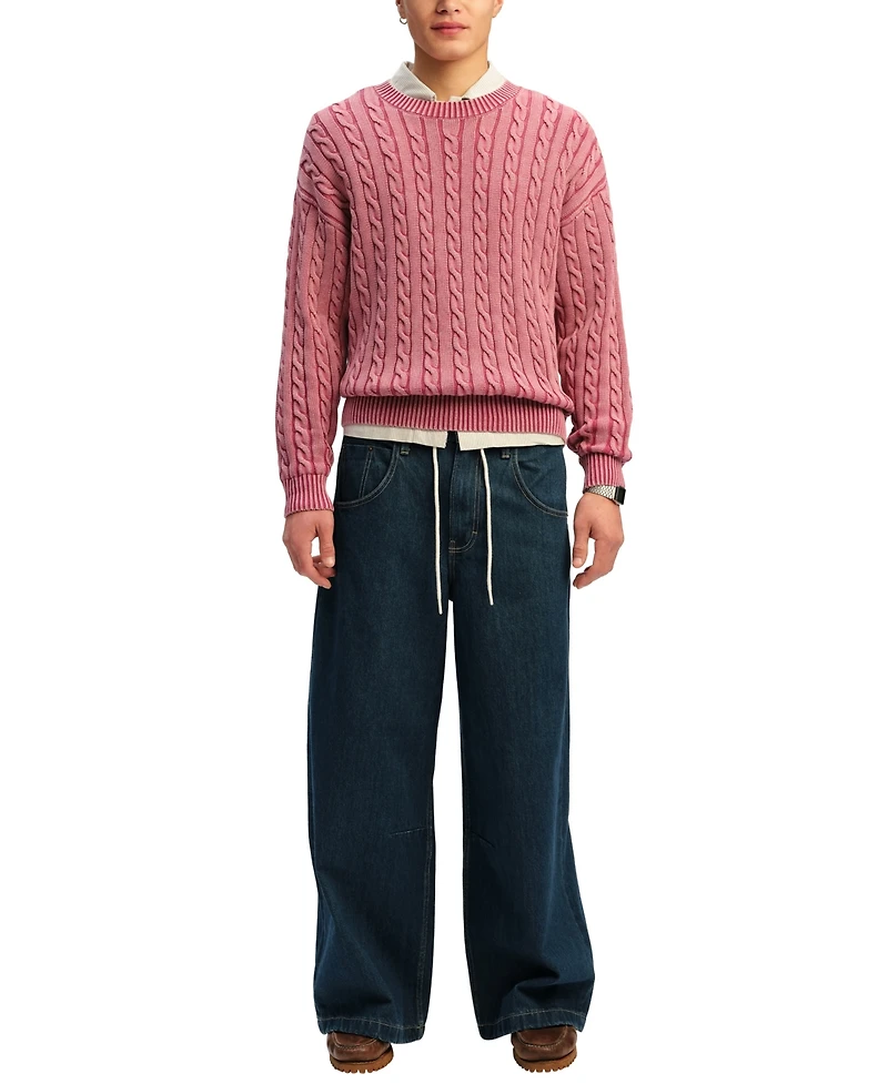 Cotton On Men's Regular-Fit Crewneck Knit Sweater