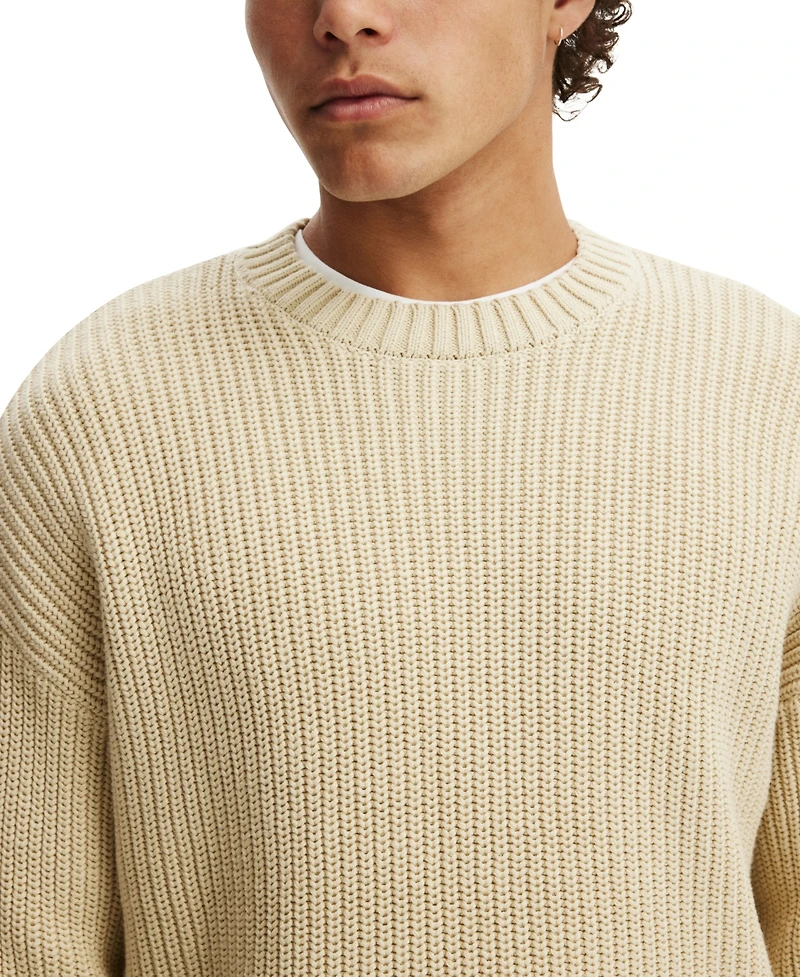 Cotton On Men's Washed Crewneck Sweatshirt