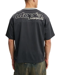Cotton On Men's Football Jersey Short-Sleeve T-Shirt