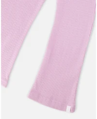 Deux par Deux Toddler Girls Crinkle Jersey Leggings