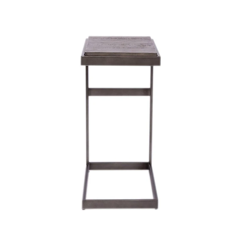 Liberty Furniture Modern View Laptop Table in Gauntlet Gray