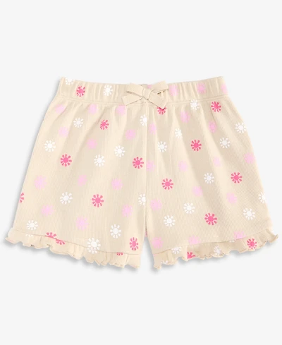 First Impressions Baby Girls' (0-24) Mix & Match Sunny-Print Ribbed Shorts, Macy's Exclusive