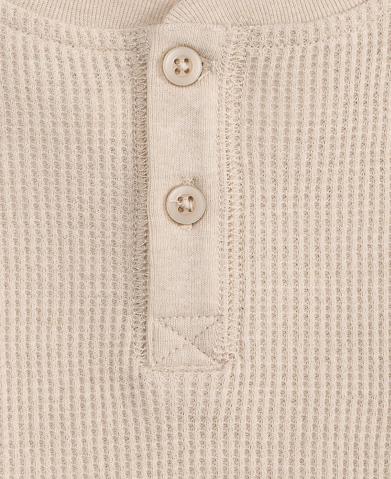 First Impressions Baby Boys' (0-24) Mix & Match Waffled Henley T-Shirt, Macy's Exclusive