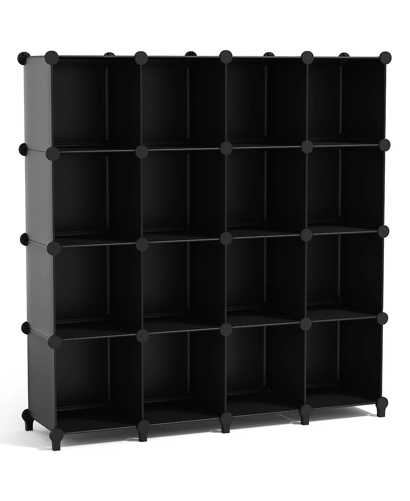 Sorbus -Cube Storage Organizer Cubby Shelf for Closet, Toys, Books, and More Space-Saving Bookshelf Bedroom, Living Room
