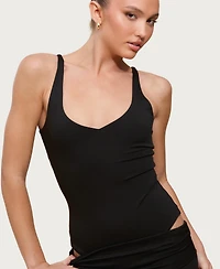 Edikted Women's Alondra V Neck Bodysuit