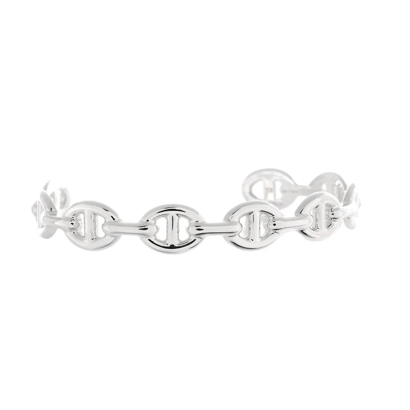 Pre-Owned HERMES Chaine d'Ancre Enchainee Cuff Bracelet