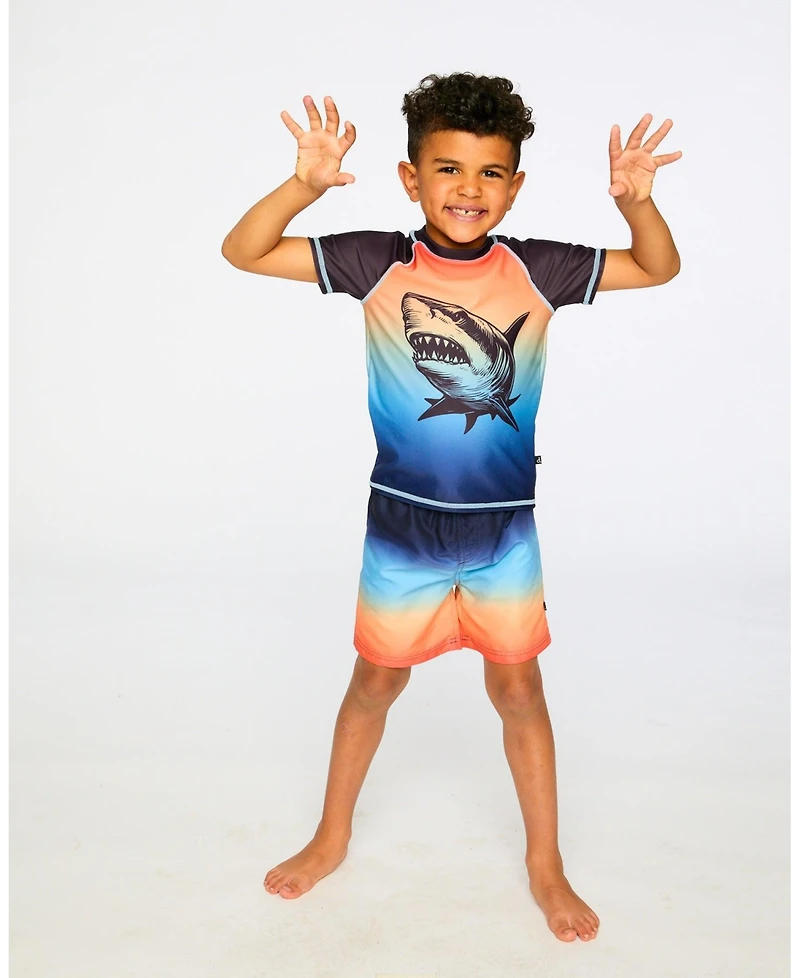 Deux par Boys Short Sleeve Rashguard