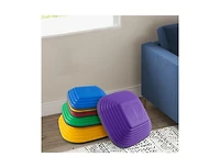 Slickblue 6-Piece Kids Stepping Stones Square Balance Blocks