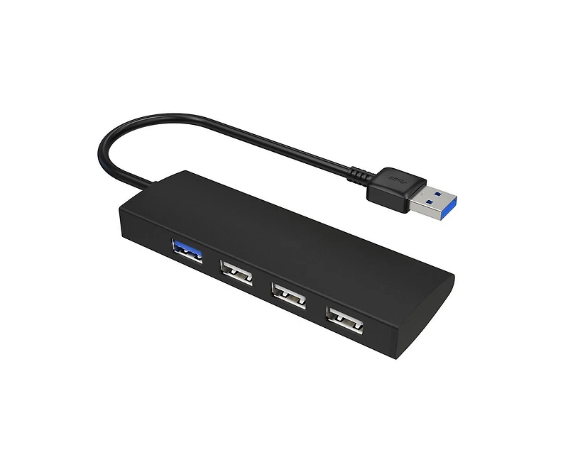 Risokeys 4-Port Usb 3.0 Hub - with 5Gbps High-Speed Data Transfer,Usb Splitter, Portable Usb Extender for Laptop, Pc, MacBook