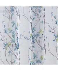 Olivia Gray 100% Polyester Aiden Printed Textured Grommet Curtain Panel