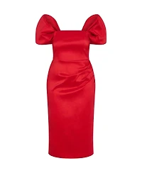 City Chic Women's Elyse Off Shoulder Midi Dress