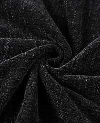 Battilo Lifestyle Chenille Throw with Fringe Tassels, 50" x 60"