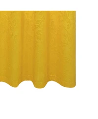 Olivia Gray 100% Polyester 200 Gsm Dyson Embossed Blackout Grommet Curtain Panel 54" x 84"