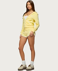 Edikted Women's Madilyn Terry Cloth Shorts