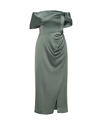 City Chic Women's Plus Paloma Off Shoulder Maxi Dress