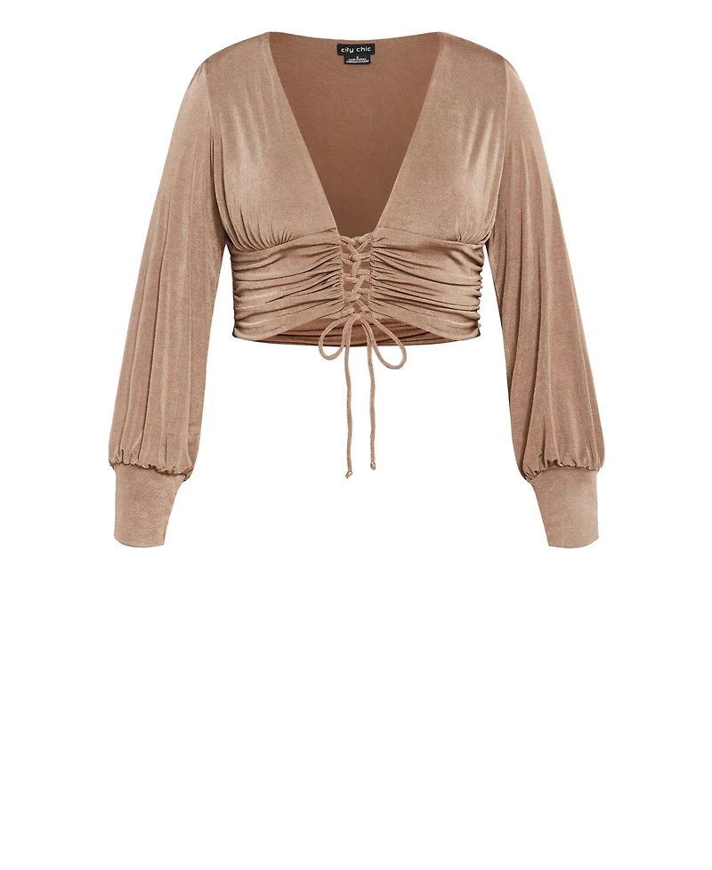City Chic Women's Plus Baylee Top