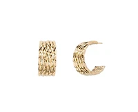 Little Sky Stone Blake Twisted Hoops