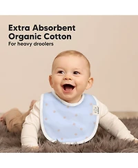 KeaBabies 8pk Baby Bibs for Boy, Drool Bib Boys and Girls, Infant Teething