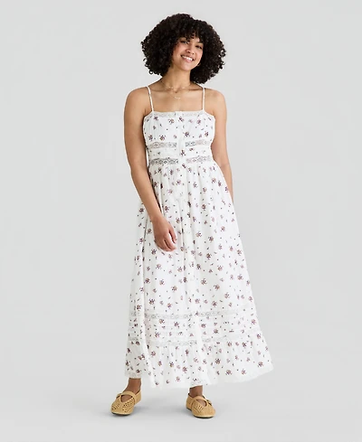 And Now This Women's Printed Cotton Sleeveless Maxi Dress, Macy's Exclusive