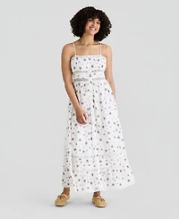And Now This Women's Printed Cotton Sleeveless Maxi Dress, Macy's Exclusive