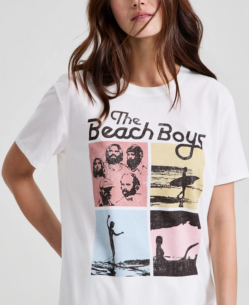 And Now This Women's The Beach Boys Graphic-Print Crewneck T-Shirt, Macy's Exclusive