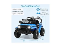 Slickblue 12V Kids Ride-On Truck Battery Powered Electric Vehicle