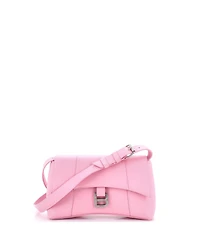 Pre-Owned Balenciaga Small Downtown Soft Hourglass Shoulder Bag Leather