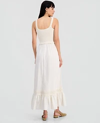And Now This Womens' Crochet Top Maxi Dress, Macy's Exclusive