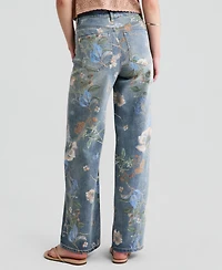 And Now This Women's High Rise Floral Denim Jeans, Macy's Exclusive