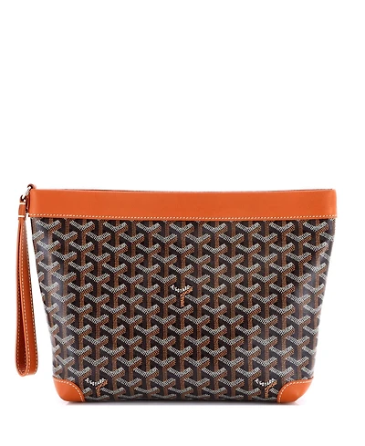 Pre-Owned Goyard Goyardine Conti Pouch Coated Canvas