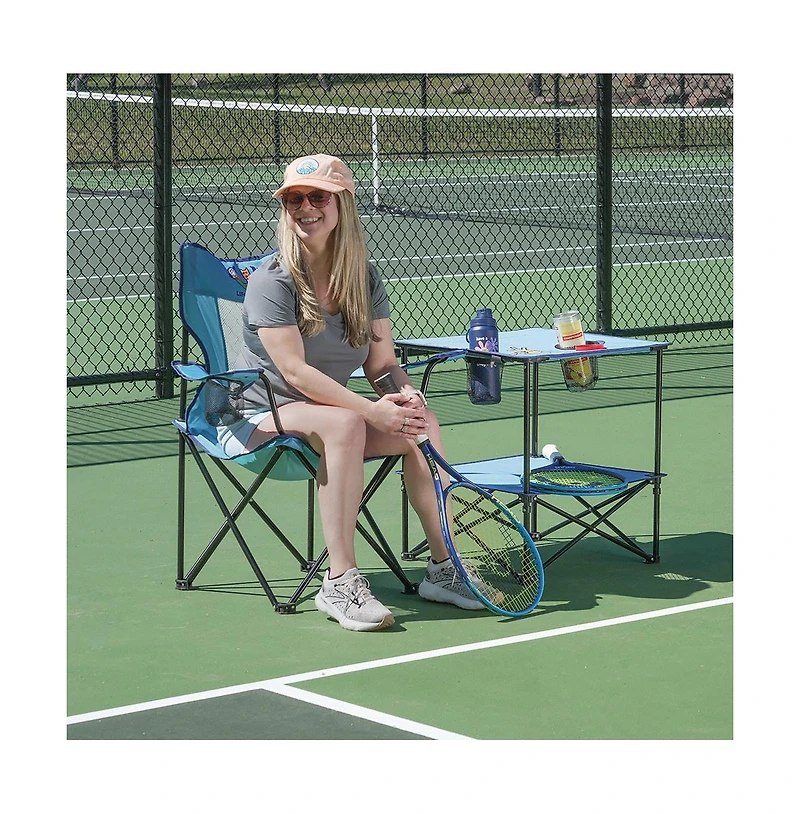 Camp & Go Life is Good Mesh Back Quad Chair
