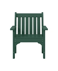 WestinTrends Outdoor Patio Hdpe Adirondack Dining Arm Chair