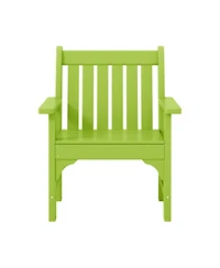 WestinTrends Outdoor Patio Hdpe Adirondack Dining Arm Chair
