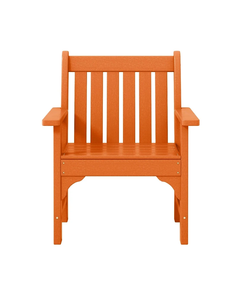 WestinTrends Outdoor Patio Hdpe Adirondack Dining Arm Chair