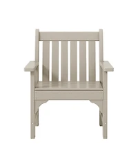 WestinTrends Outdoor Patio Hdpe Adirondack Dining Arm Chair