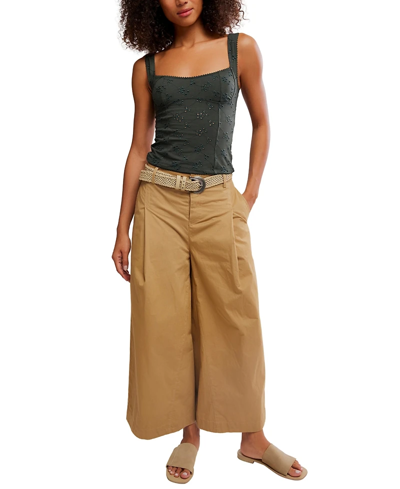 Free People Women's Full Bloom Eyelet Tank Top