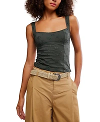 Free People Women's Full Bloom Eyelet Tank Top