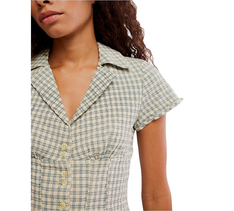 Free People Women's Camp Crush Collared Shirt