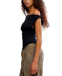 Free People Women's Sleeveless Off-The-Shoulder Harper Top