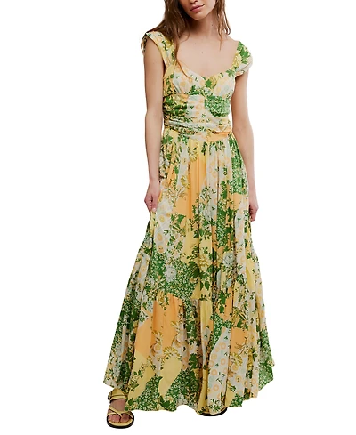 Free People Women's Sasha Sleeveless Scoop Neck Maxi Dress