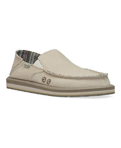 Sanuk Mens Donny Hemp Loafers