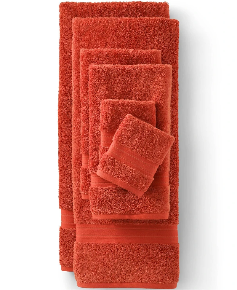 Lands' End Premium Supima Cotton 2-Piece Washcloth Set