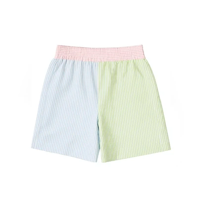 Florence Eiseman Toddler Boys Stripe Seersucker Swim Trunk