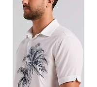 Cubavera Men's Island Scenic Print Shirt